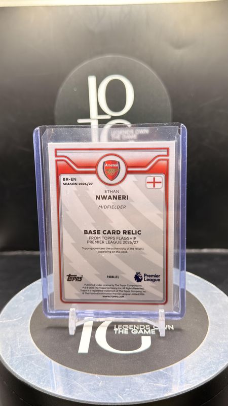 2026 Topps Flagship Player Worn Memorabilia Ethan Nwaneri /199
