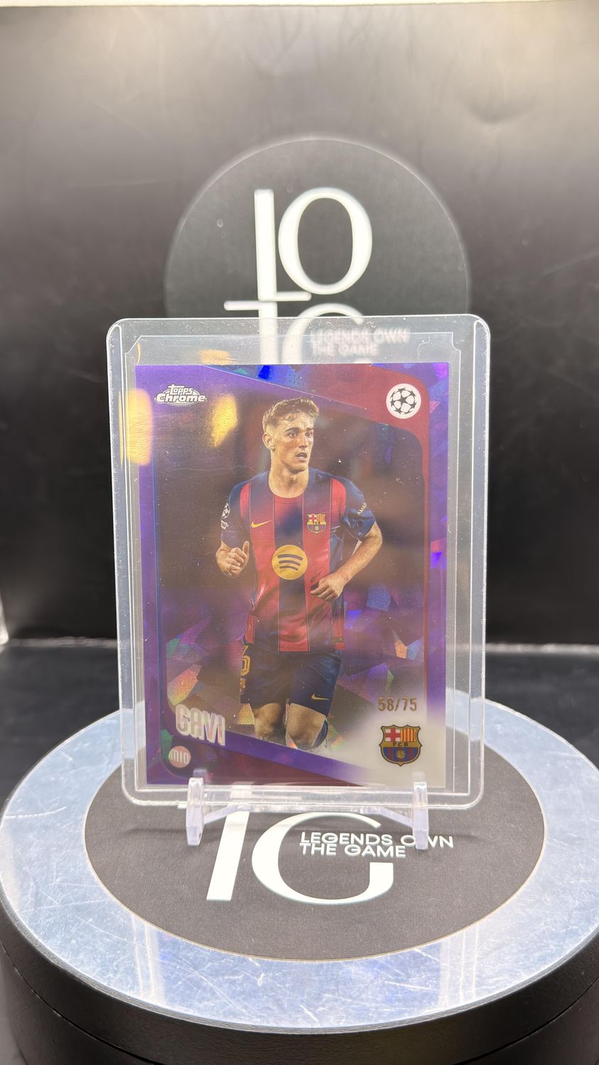 2026 Topps Chrome Sapphire Gavi /75
