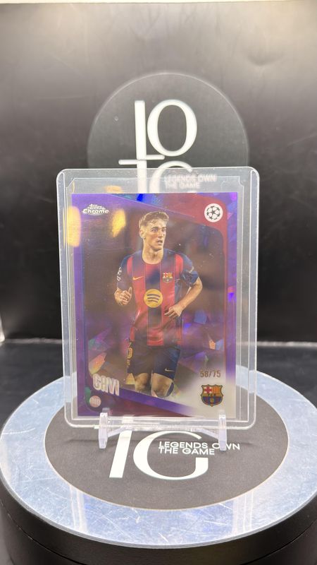 2026 Topps Chrome Sapphire Gavi /75