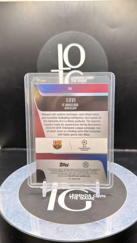 2026 Topps Chrome Sapphire Gavi /75