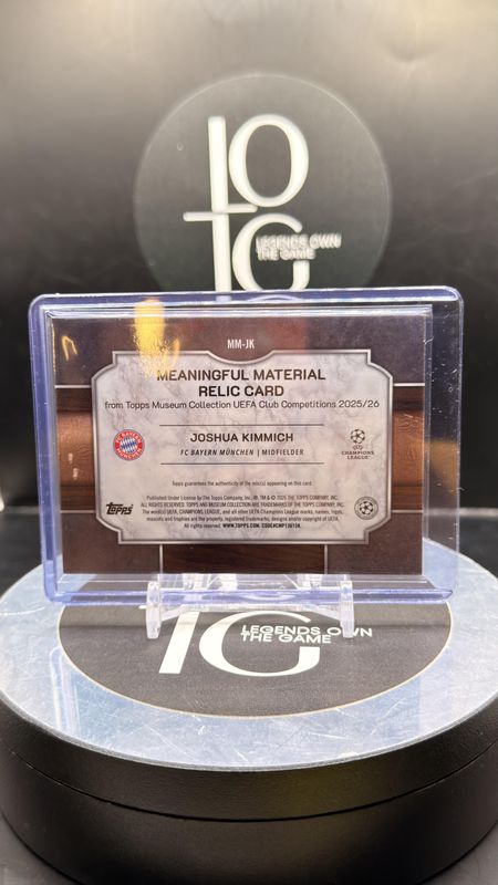 2026 Topps Museum Collection Meaningful Materials Joshua Kimmich /249