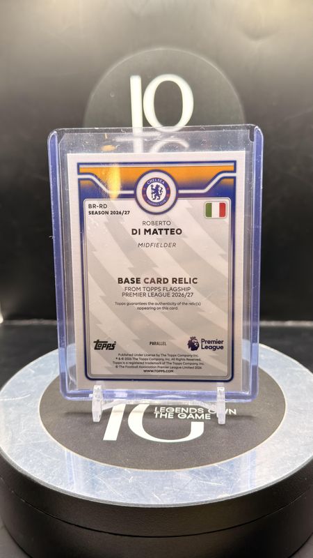 2026 Topps Flagship Player Worn Memorabilia Roberto Di Matteo /150