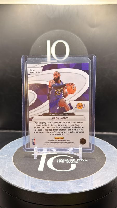 2024 Panini Mosaic Green Prizm LeBron James
