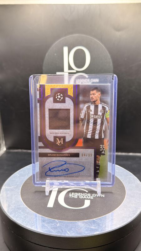 2026 Topps Match-Worn Memorabilia Bruno Guimaraes Auto /99