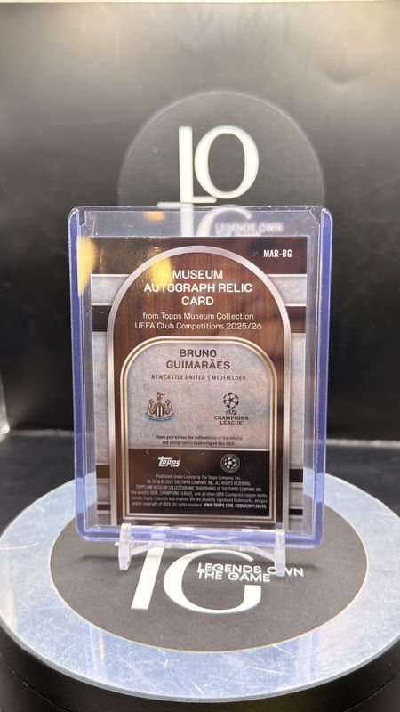 2026 Topps Match-Worn Memorabilia Bruno Guimaraes Auto /99