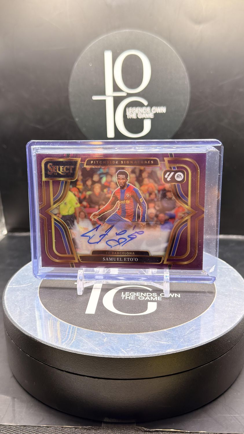 2026 Panini Select Pitchside Signatures Samuel Eto’o /49