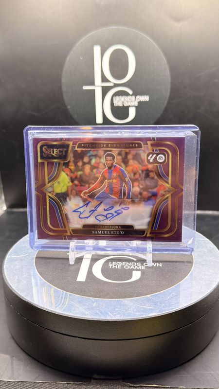 2026 Panini Select Pitchside Signatures Samuel Eto’o /49