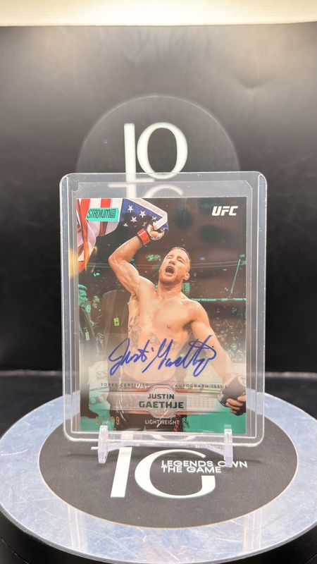 2026 Topps UFC Stadium Club Justin Gaethje Auto /99