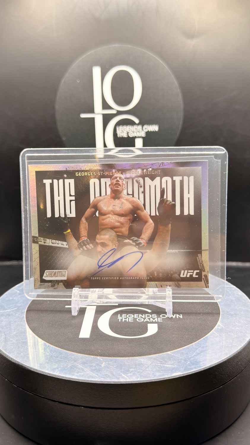 2026 Topps UFC Stadium Club Georges St-Pierre Auto