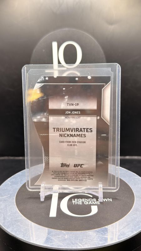 2026 Topps Triumvirates Jon Jones