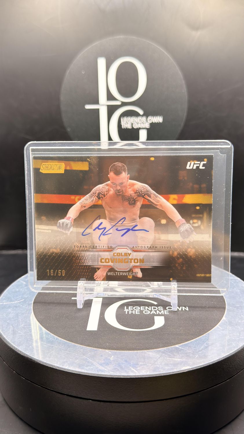2026 Topps UFC Stadium Club Colby Covington Auto /50