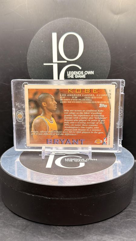 1996 Topps Kobe Bryant #138 RC