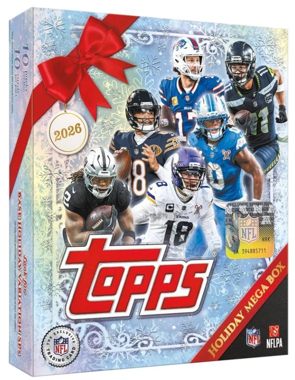 2026 Topps Holiday Mega Football - Mega Box