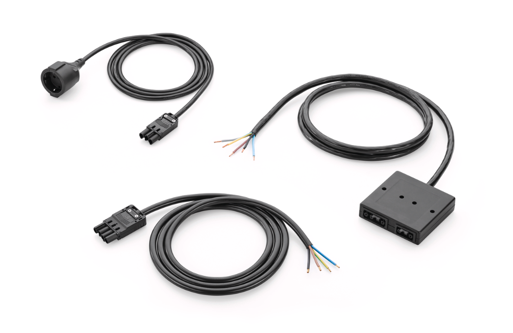 Energiebox, je 2 Meter Kabellänge (Powersplitter)