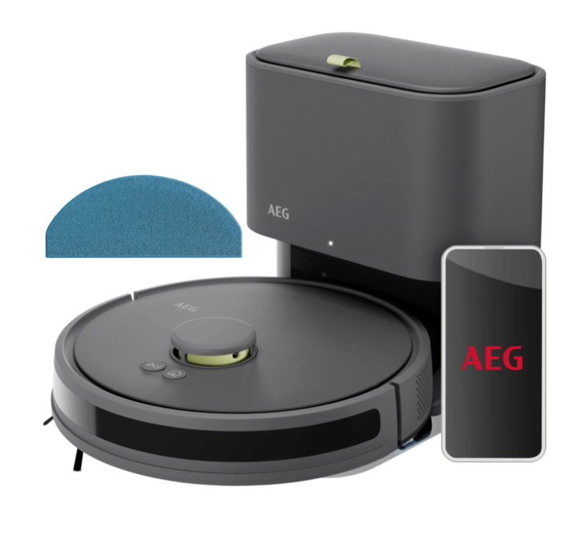 Saugroboter AEG 7000 Dark Grey incl. Station