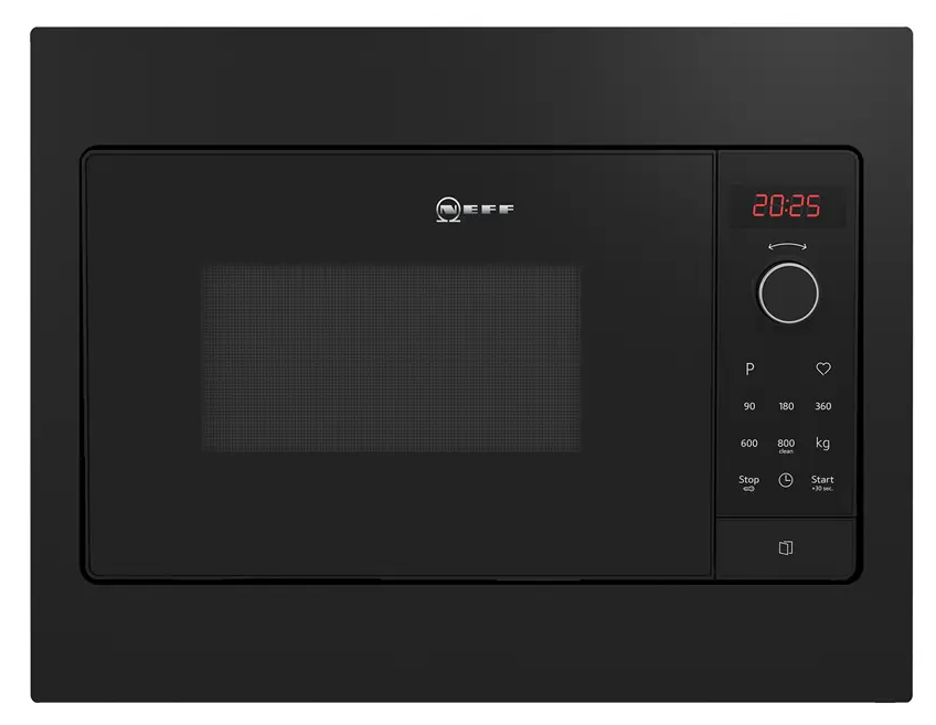 Neff HLAWG25S3 Einbau-Mikrowelle Schwarz Herstellernummer: HLAWG25S3 EAN: 4242004262831