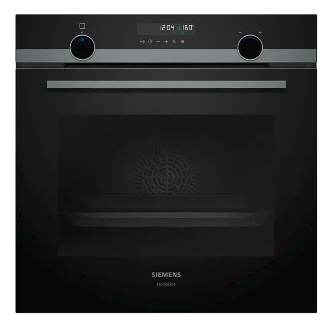 Siemens studioLine HB478GCB0S Pyrolyse Backofen blackSteel EEK:A Herstellernummer: HB478GCB0S EAN: 4242003802434