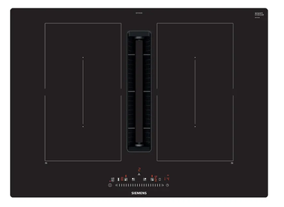 Siemens ED711FQ15E Kochfeldabzug Induktion EEK:B Herstellernummer: ED711FQ15E EAN: 4242003867488  Breite: 70 cm powerInduktion: Schneller, sauberer und sicherer Kochen