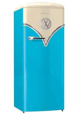 Gorenje OBRB 153 BL VW Bulli Edition Standkühlschrank Baby Blue