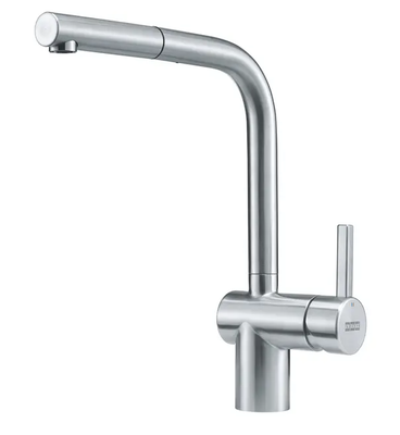 Franke Atlas Neo Edelstahl oder Black Matt- Hochdruckarmatur Ausziehauslauf Schwenkbereich: 180°