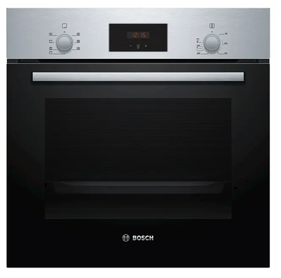 Bosch HBF133BR0 Backofen Edelstahl EEK:A 5 Backofenfunktionen 3D Heißluft EcoClean Direct