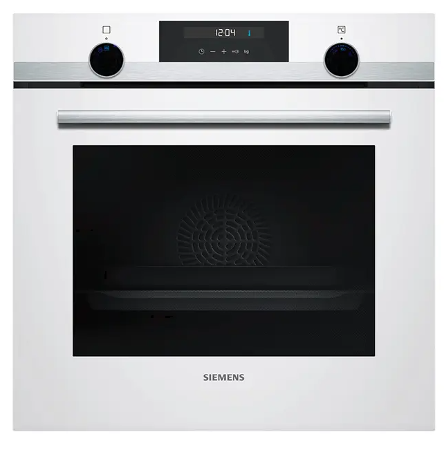 Siemens HB517ABW0 Backofen Weiß - 7 Backofenfunktionen - lightControl: Programme intuitiv und sicher steuern - cookControl: Sofort individuelle Einstellempfehlungen