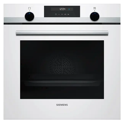 Siemens HB517ABW0 Backofen Weiß - 7 Backofenfunktionen - lightControl: Programme intuitiv und sicher steuern - cookControl: Sofort individuelle Einstellempfehlungen
