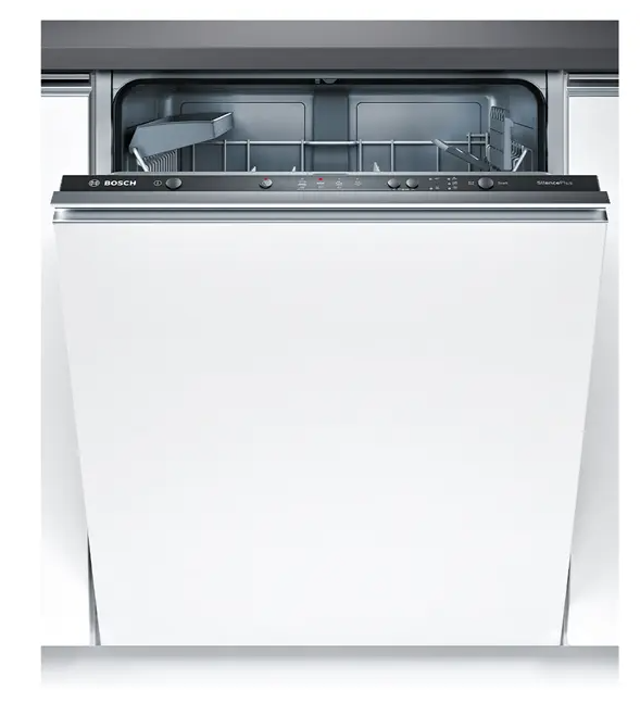 Bosch SMV41D10EU Vollintegrierter Einbaugeschirrspüler EEK:E, Wasserverbrauch (l): 10 / Betriebsgeräusch (dB): 48 4 Programme + 1 Sonderfunktionen, 12 Maßgedecke InfoLight,DossierAssistent