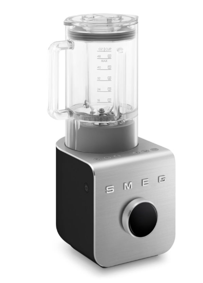 SMEG BLC02BLMEU Standmixer Schwarz-Matt 9 Stufen 1400 Watt Geschwindigkeit: Bis zu 22000 U/min