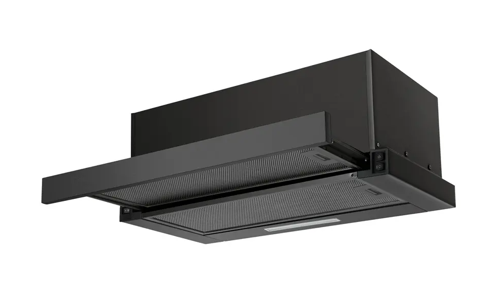 Amica FH 664 634 S Flachschirmhaube 60 cm Schwarz Breite: 60 cm Luftleistung: 390 m³/h, 59 dB(A) EEK:A