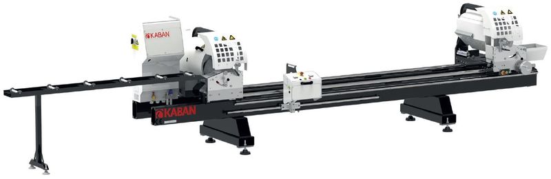 AB 1030 - Troncatrice Doppia Testa Manuale per PVC