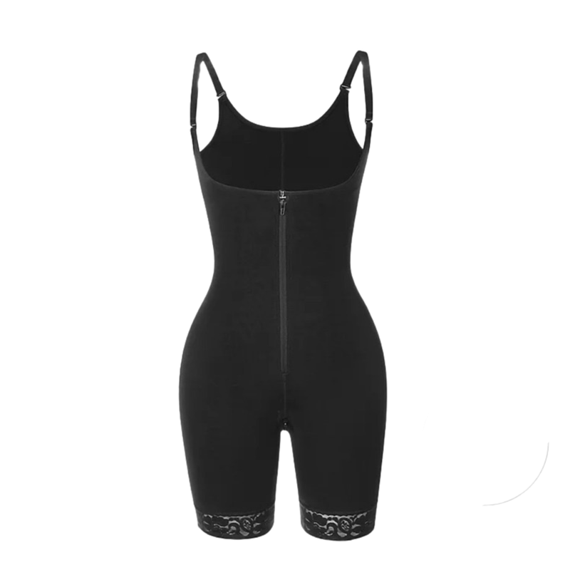 Strap Body Shaper Shorts - Black