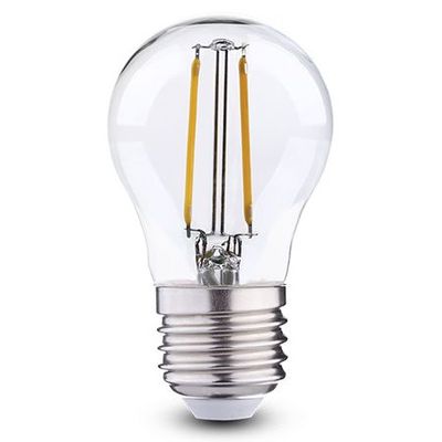 LED-Lampe E27 / G45 2W, 2700K Warmweiß, 250lm
