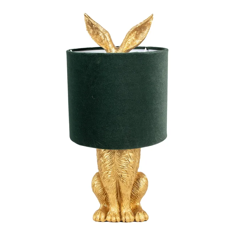RABBIT Tischleuchte 1 x E27 Gold / Schwarz
