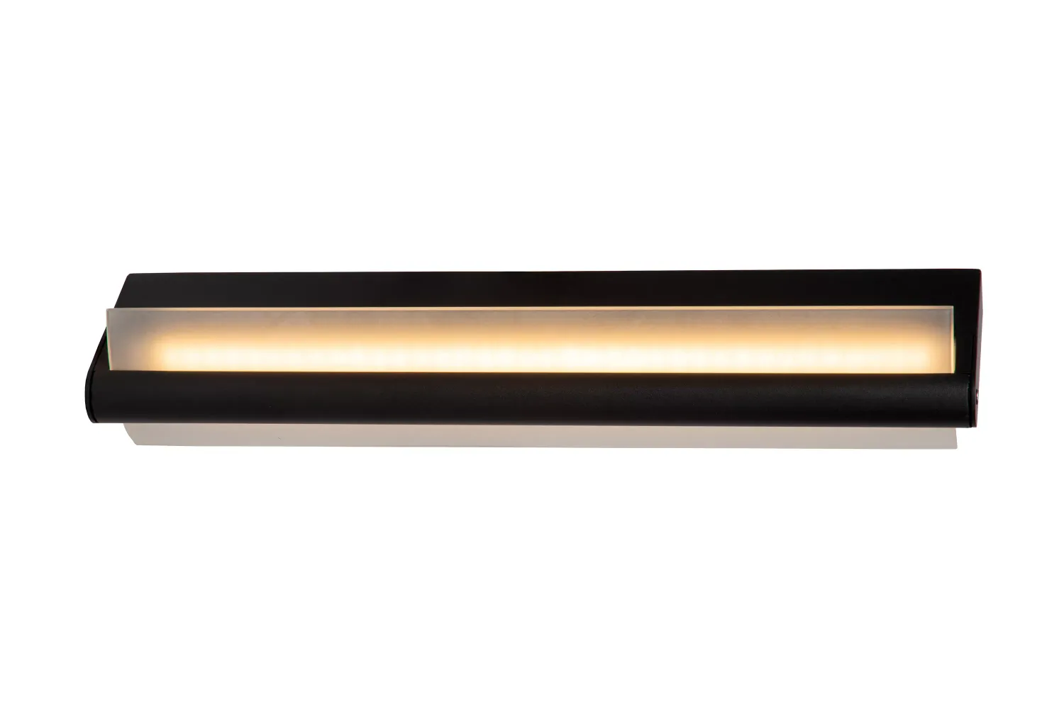 WANDA Wandleuchte Badezimmer IP44, 15W LED, 3000K, 700lm, Schwarz