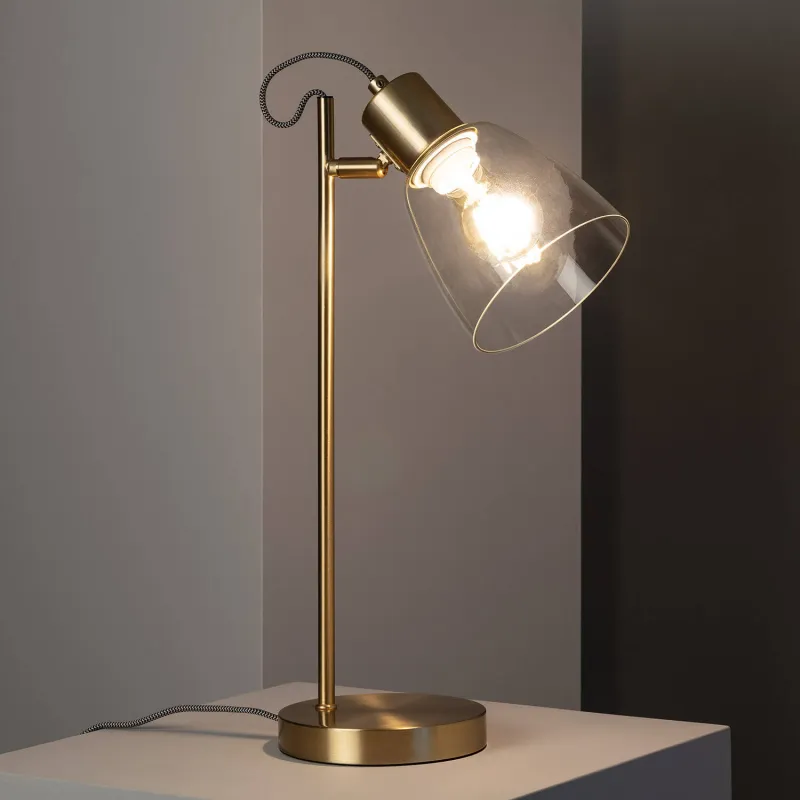 SHIRLEY Tischleuchte 1xE27 , Gold