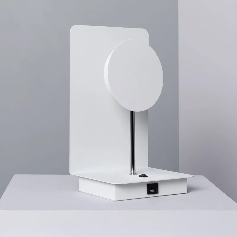 SOMBONG Tischleuchte 1xG9, mit USB-Anschluss, Weiß