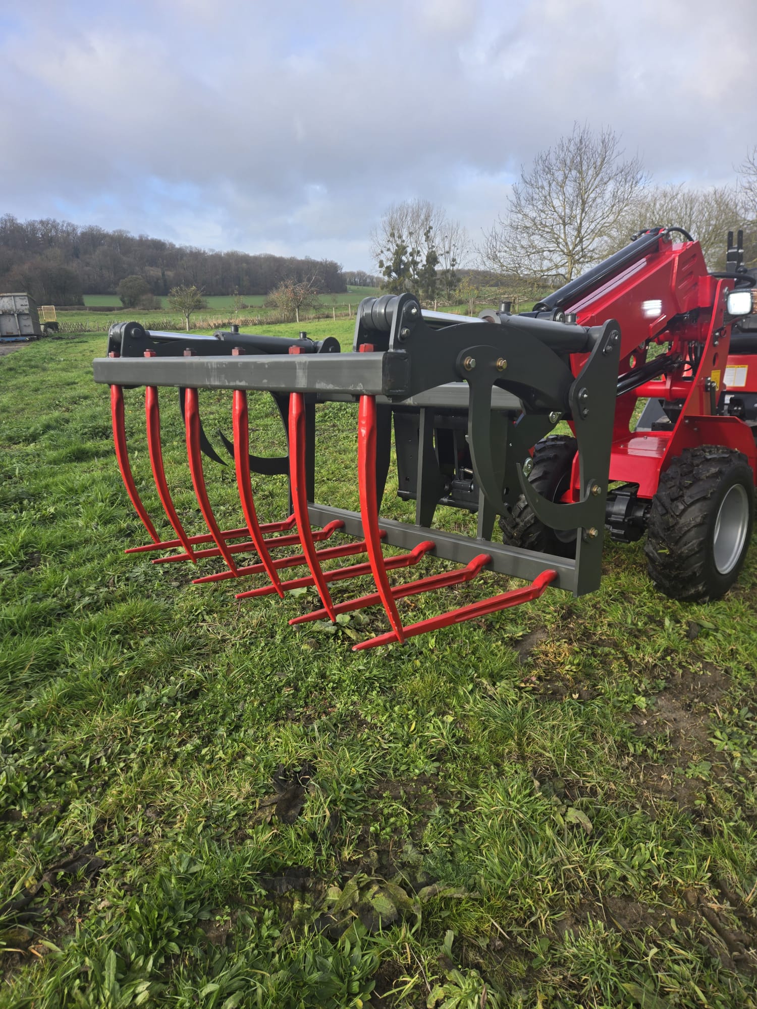 Pince hydraulique pour chargeur 918