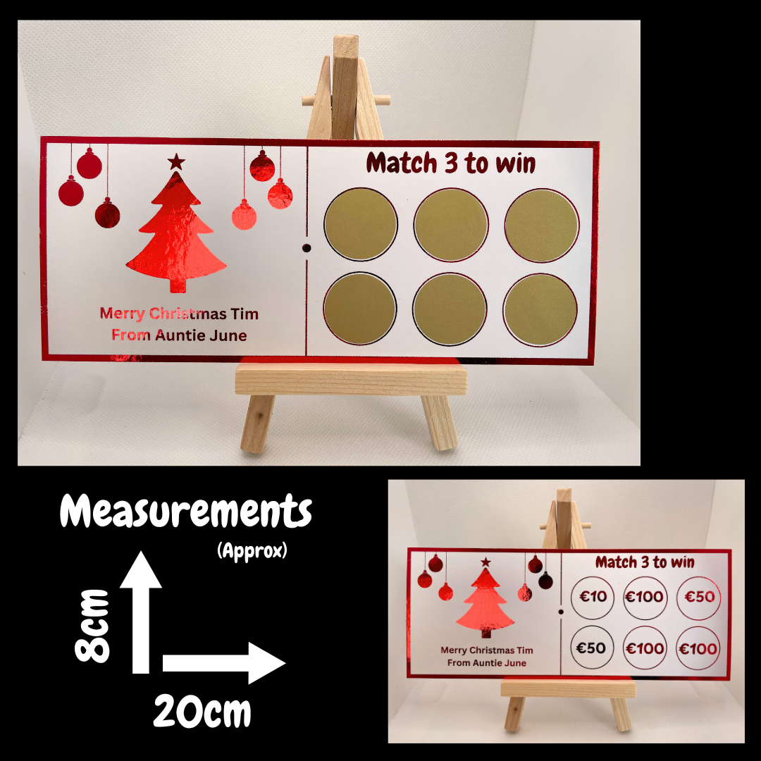 Personalised Scratch Card - Christmas