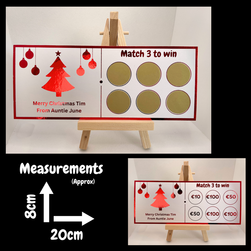 Personalised Scratch Card - Christmas