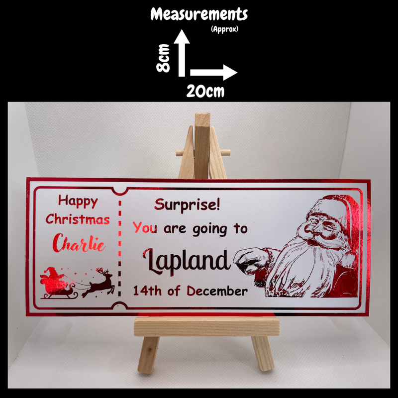 Personalised Ticket -Lapland