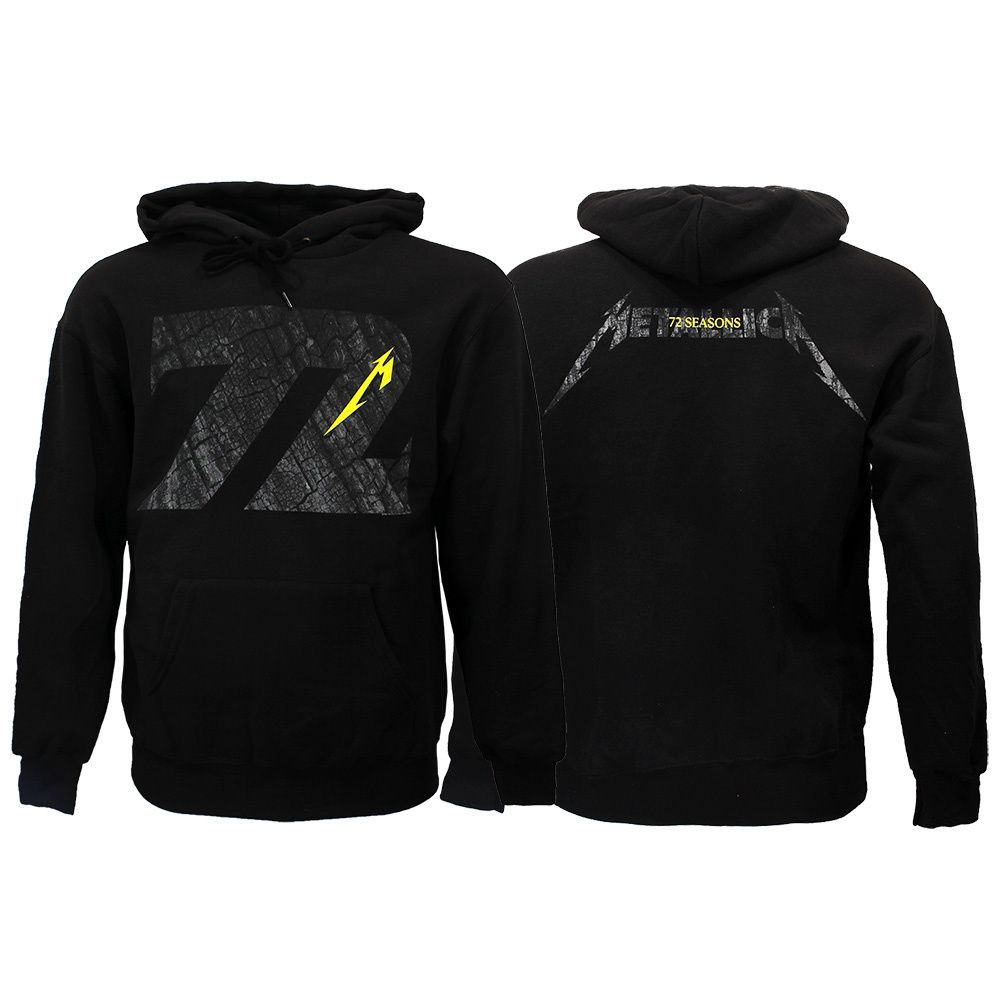Metallica 72 Seasons Charred Logo Hoodie Sweater