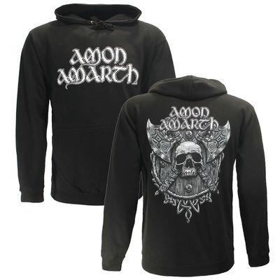 Amon Amarth Gray Skull Hoodie Sweater