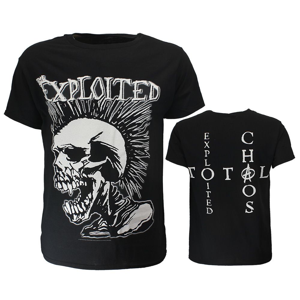 The Exploited Mohican Skull T-Shirt