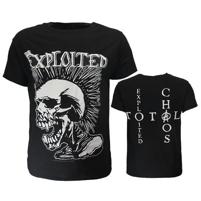 The Exploited Mohican Skull T-Shirt