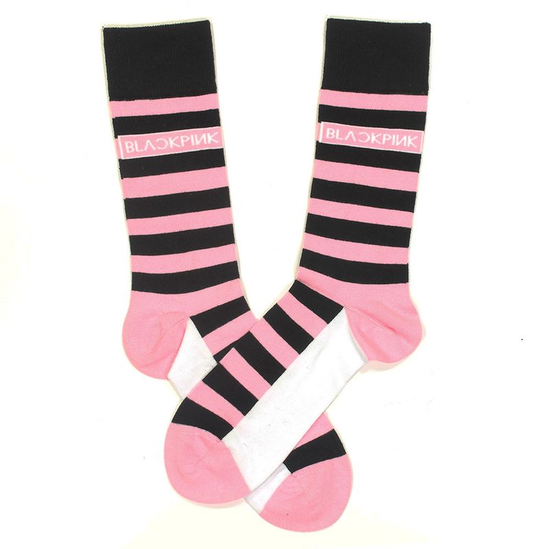 Blackpink Socks Black Striped