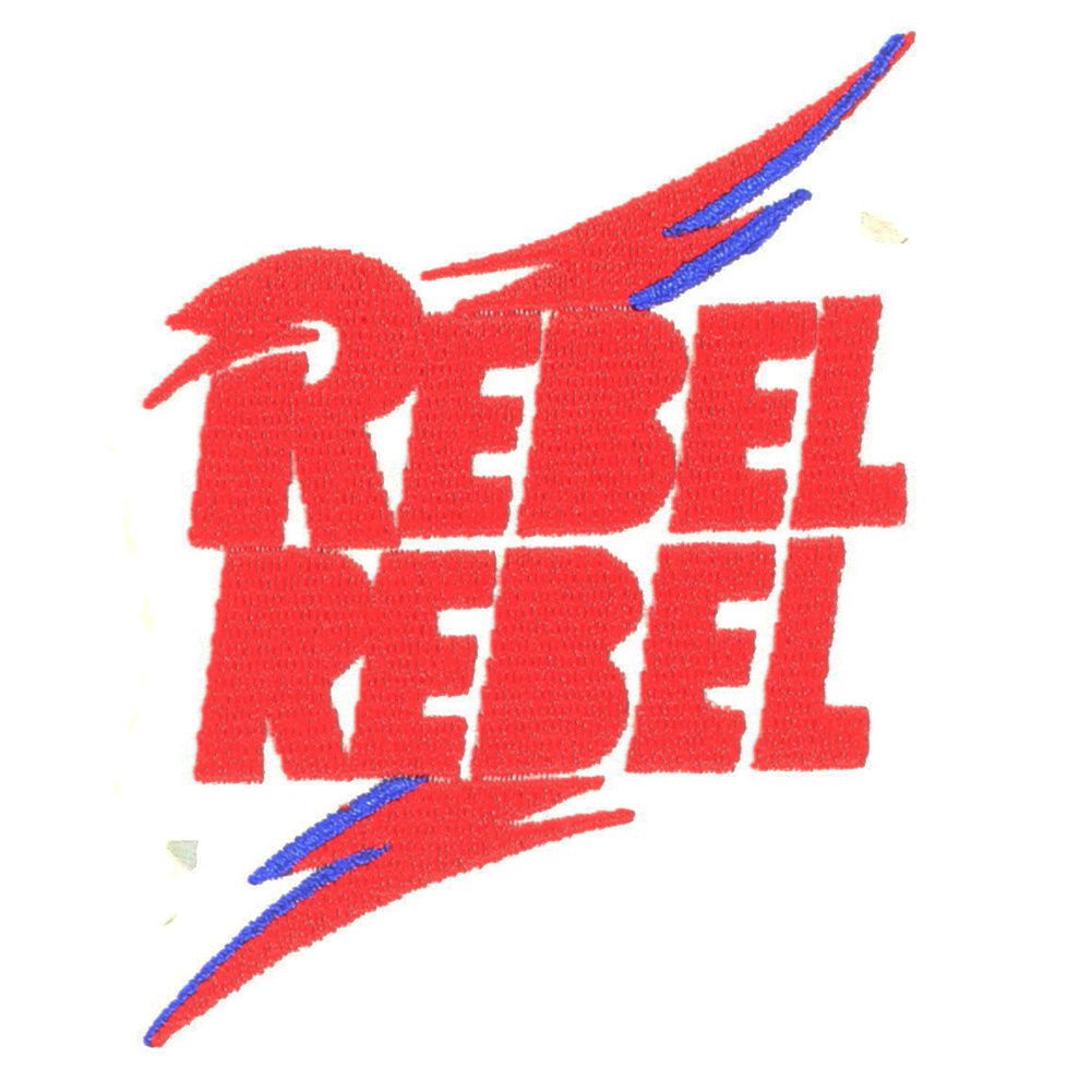 David Bowie Rebel Rebel Patch