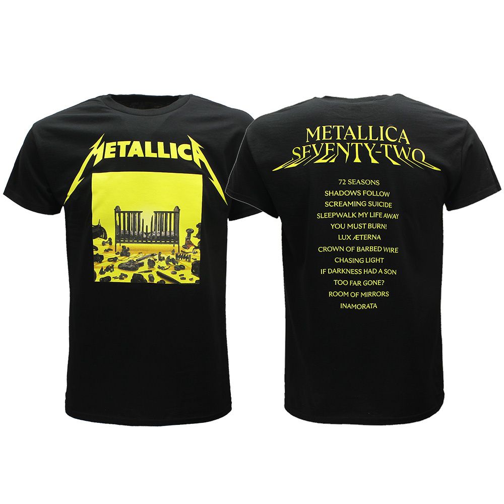 Metallica 72 Seasons Burnt Crib T-Shirt