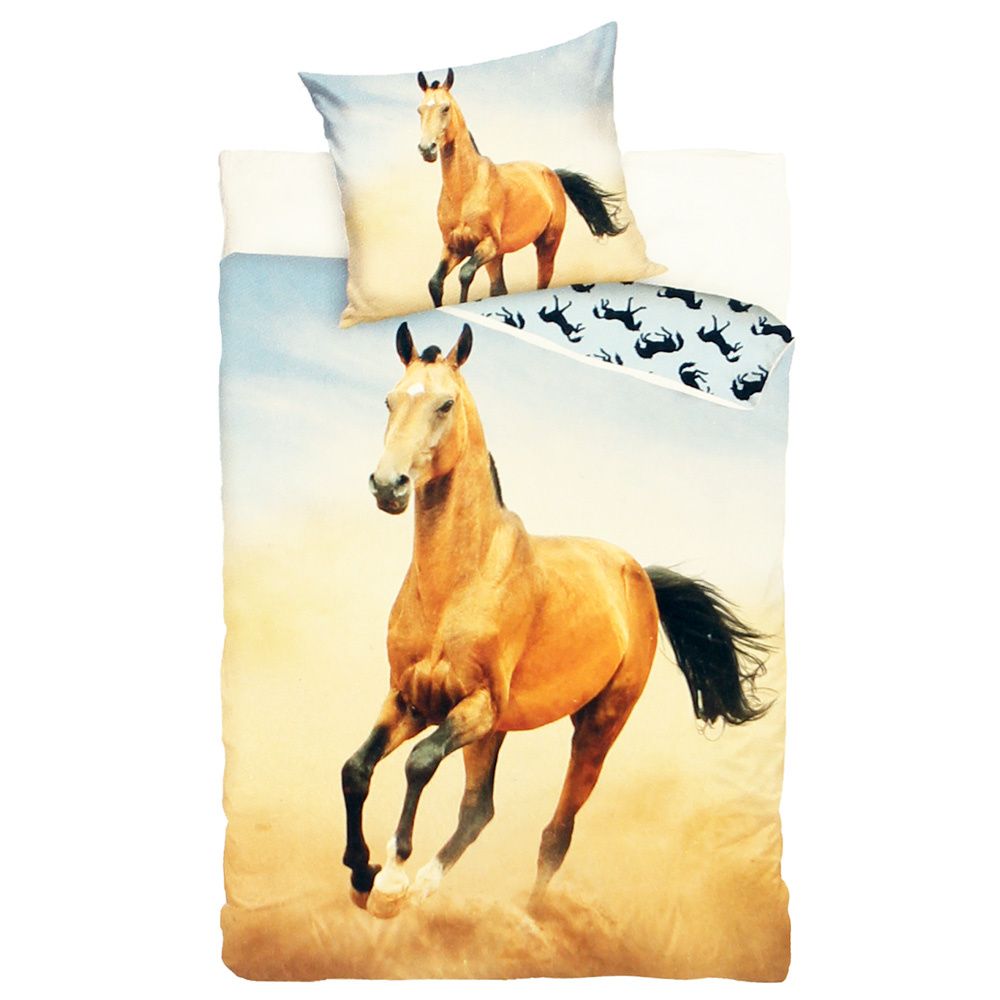 Horse Gallop Duvet Cover Single 140 x 200 cm