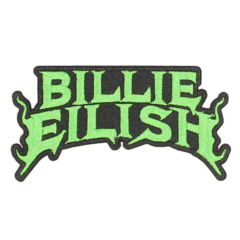 Billie Eilish Flames Patch 5x9 cm